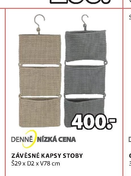 ZÁVĚSNÉ KAPSY STOBY