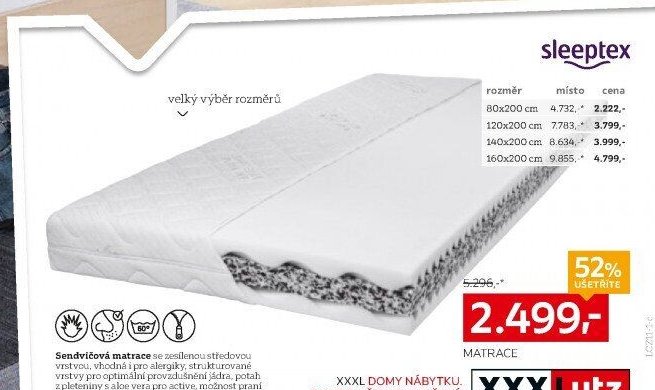 Sleeptex matrace