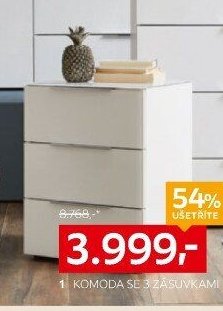 komoda se 3 zásuvkami