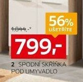 spodní skříňka pod umyvadlo