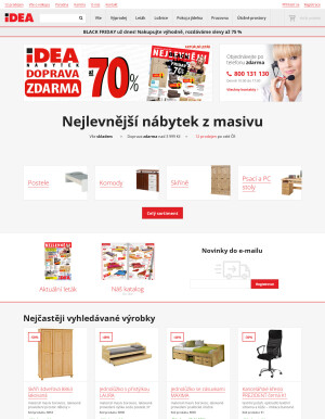 akční leták IDEA nábytek 16.11.2021-22.11.2021