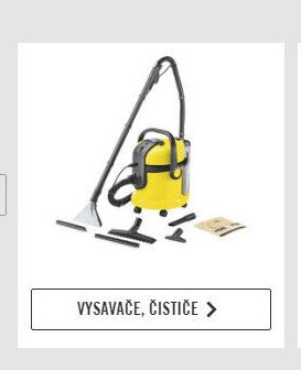 Vysavače, čističe