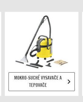 Mokro-suché vysavače a tepovače