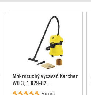 Mokrosuchý vysavač Kärcher WD 3, 1.629-82...