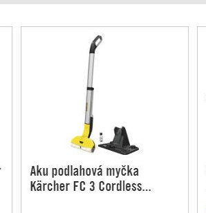 Aku podlahová myčka Kärcher FC 3 Cordless...