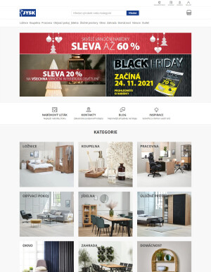 akční leták Jysk 23.11.2021-29.11.2021