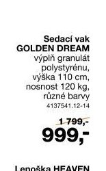 Sedací vak GOLDEN DREAM