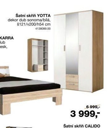 Šatní skříň YOTTA