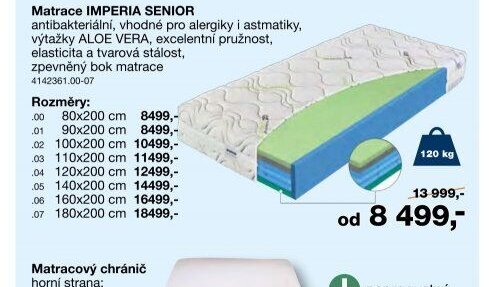 Matrace IMPERIA SENIOR