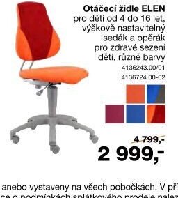 Otáčecí židle ELEN