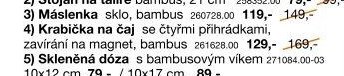 3) Máslenka sklo, bambus