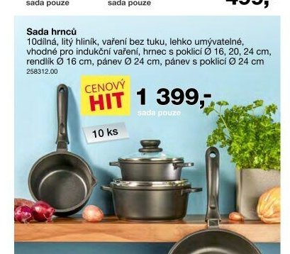 Sada hrnců 10 ks