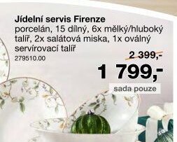 Jídelní servis Firenze
