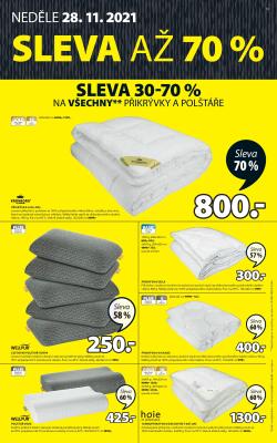 akční leták Jysk 24.11.2021-28.11.2021