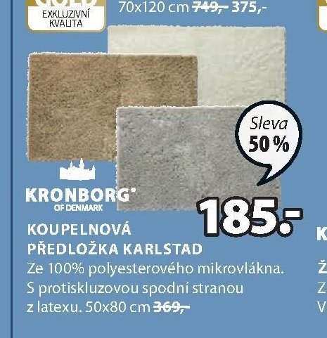 Koupelnová předložka KARLSTAD