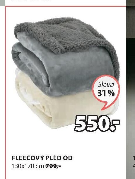 FLEECOVÝ PLÉD OD
