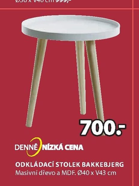 Odkládací stolek BAKKEBJERG
