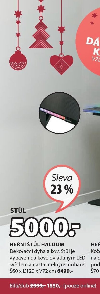 Herní stůl HALDUM