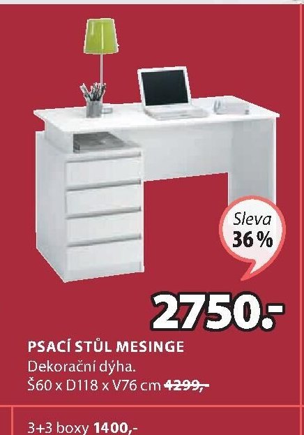 Psací stůl MESINGE
