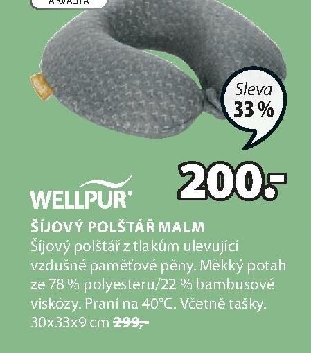 ŠÍJOVÝ POLŠTÁŘ MALM