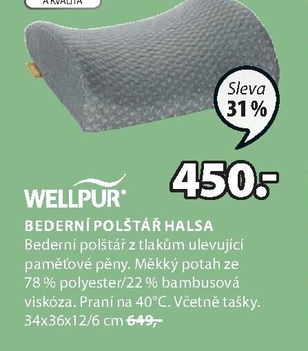 BEDERNÍ POLŠTÁŘ HALSA