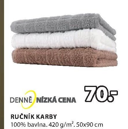 Ručník KARBY