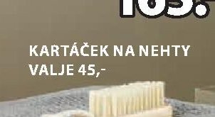 Kartáček na nehty VALJE