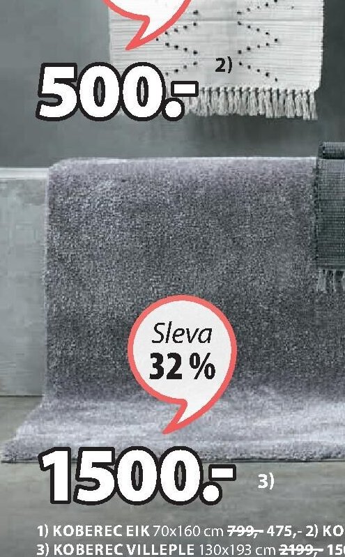 Koberec EIK 70x160 cm