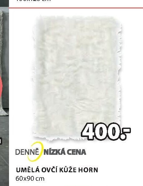 Umělá ovčí kůže HORN 60x90 cm