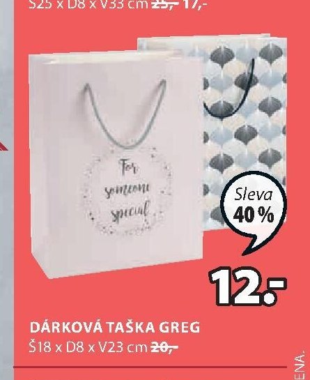 DÁRKOVÁ TAŠKA GREG