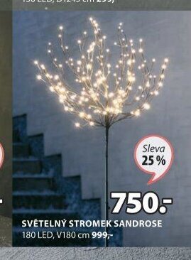 SVĚTELNÝ STROMEK SANDROSE