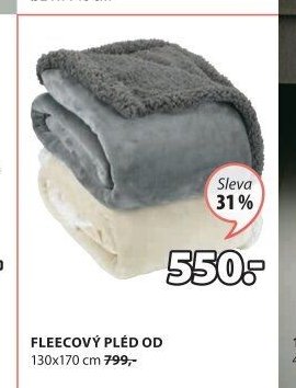 FLEECOVÝ PLÉD OD