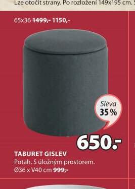 TABURET GISLEV