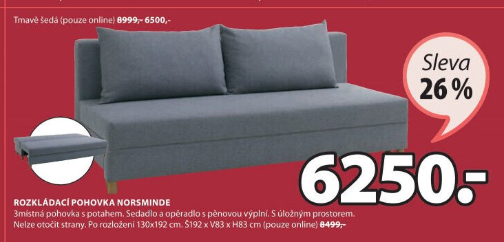 ROZKLÁDACÍ POHOVKA NORSMINDE