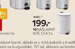 10 NÁŠLAPNÝ KOŠ, CCA 3 L