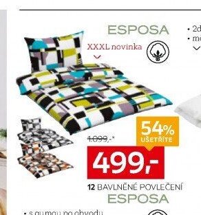 12 BAVLNĚNÉ POVLEČENÍ ESPOSA
