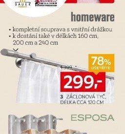 3 Záclonová tyč