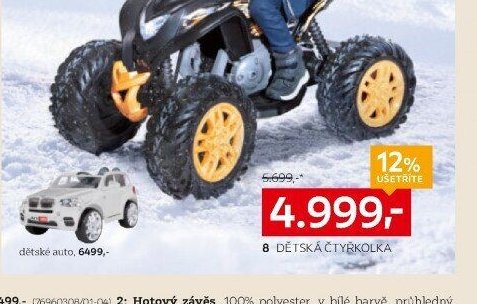 8 Dětská čtyřkolka