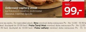 Grilovaný vepřový steak