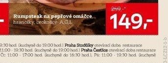 Rumpsteak na pepřové omáčce