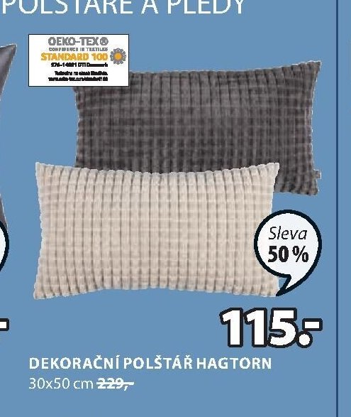 DEKORAČNÍ POLŠTÁŘ HAGTORN