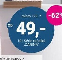 Série ručníků CARINA