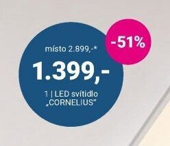 LED stropní svítidlo CORNELIUS