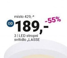 LED stropní svítidlo LASSE