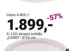 LED stropní svítidlo CARRY