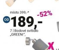 Bodové svítidlo GREENI