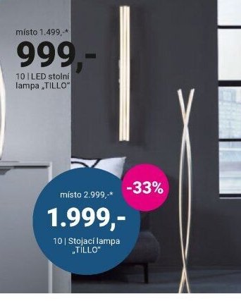 Stojací lampa TILLO