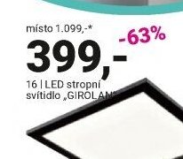 LED stropní svítidlo GIROLAN