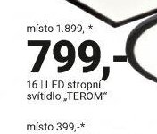 LED stropní svítidlo TEROM