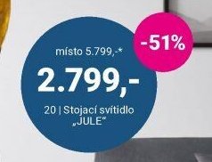Stojací svítidlo JULE